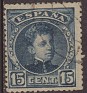 Spain 1901 Alfonso XIII 15 CTS Blue Black Edifil 244. 244 u. Uploaded by susofe